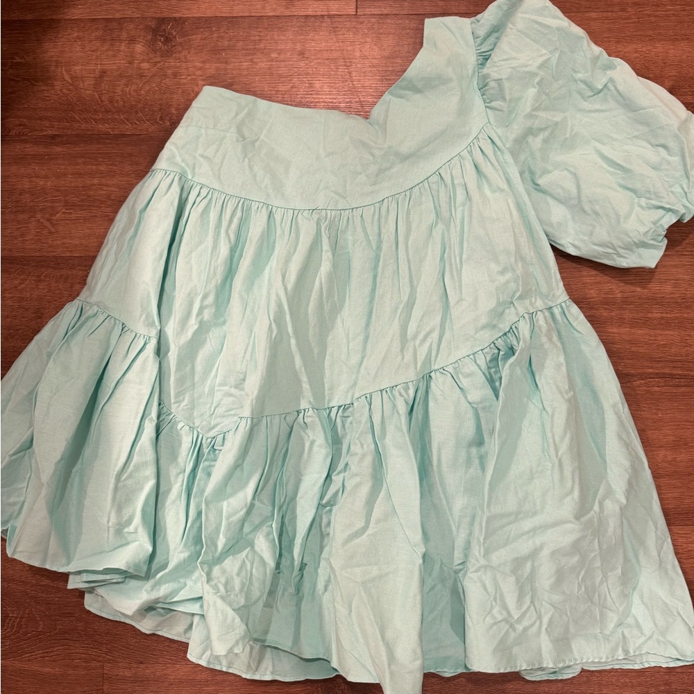 Teal Mini Dress